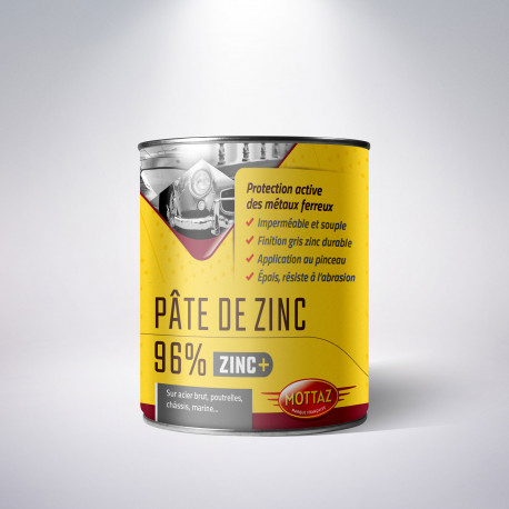 Pâte de Zinc 96% Mottaz pot 1kg