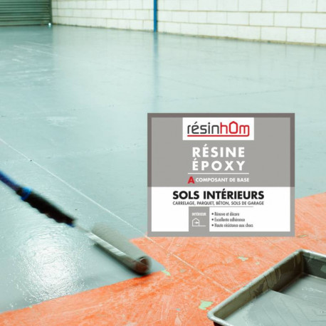 Peinture résine époxy pour sol intérieur couleur RAL 1011 Beige brun