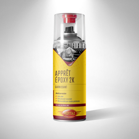 Aérosol apprêt époxy 2K gris anticorrosion - 400ml