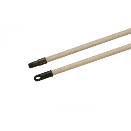 Manche bois poncé brut à vis pour monture rouleau