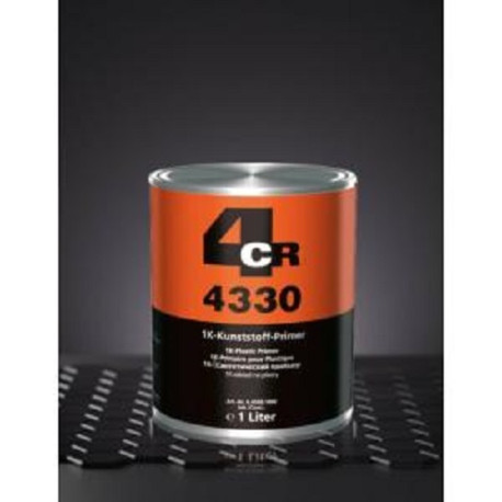 Impression spécial plastique transparent avant peinture pot 1 litre