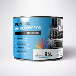 Peinture ral 7015 monocomposant en pot finition mate application rouleau ou pinceau