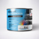 Peinture ral 4004 bi-composant Epoxy en pot finition mate application pistolet