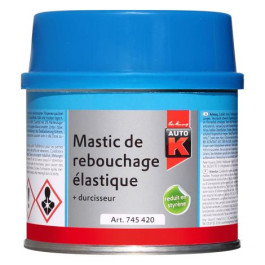 Mastic renforcé avec particules aluminium gris alu Auto-K